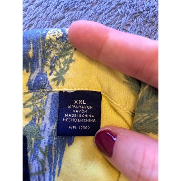 Caribbean Joe Hawaiian Button Up‎ Shirt size XXL - Picture 6 of 8